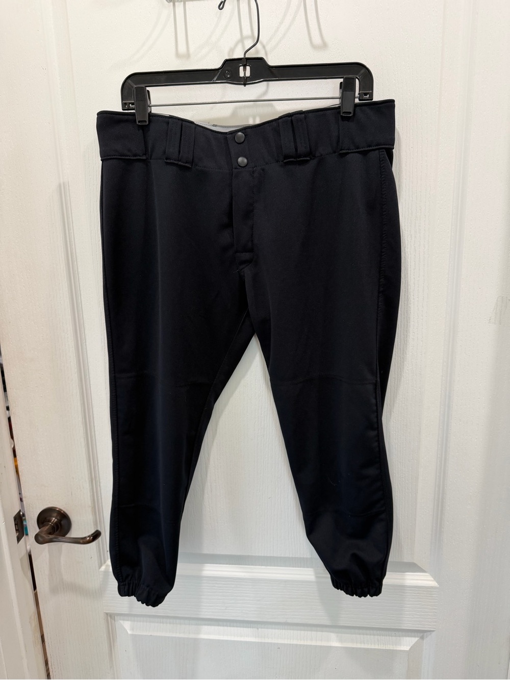 Easton Black Men's baseball softball pants with Elastic Cuffs